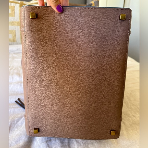 GORGEOUS CELINE KHAKI COBALT SMOOTH CALFSKIN PHANTOM LARGE TOTE BAG. - Picture 11 of 11